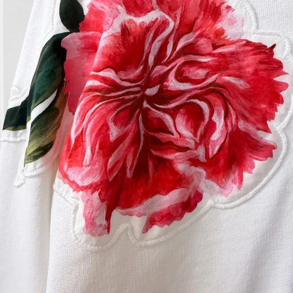 DOLCE & GABBANA
Logo cropped cotton sweatshirt W/ Tag Size 40 IT- 22 inches PTP - Picture 6 of 13